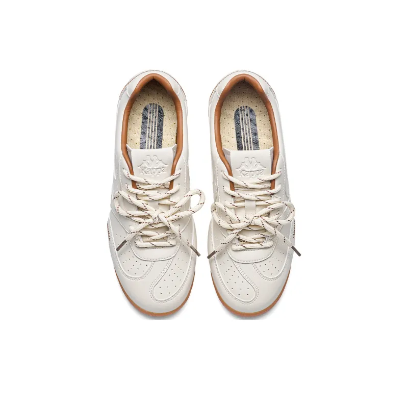 Kappa Anti Slip Wear Resistant Low Top Skateboard Shoes Women's Winter Day White-3