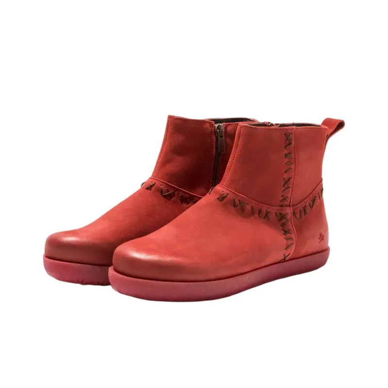 Art RHODES Ankle Boots Women's Red-1
