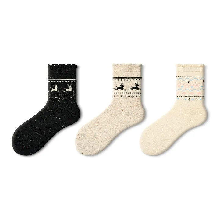 Primeet Mid Calf Socks Women's 4 Pack-24