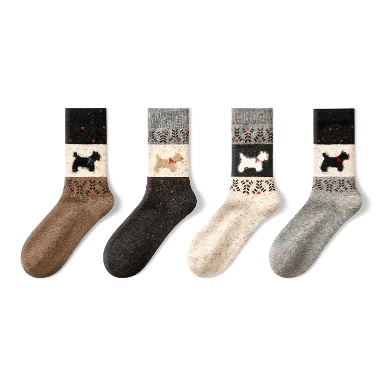 Primeet Mid Calf Socks Women's 4 Pack-5