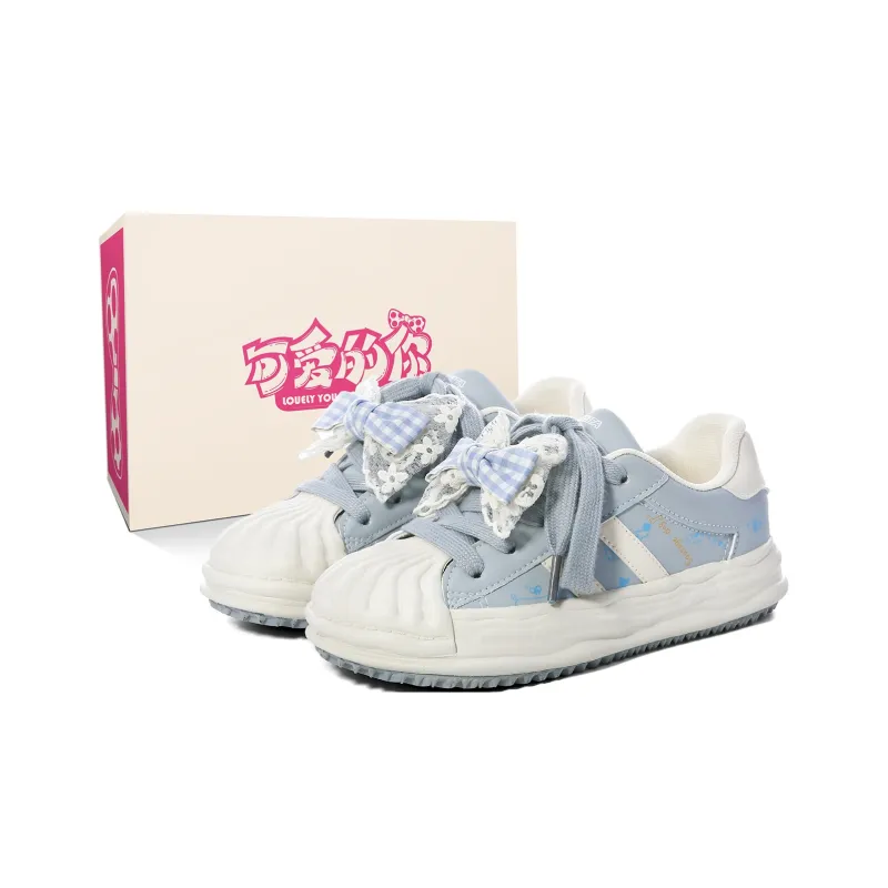 Lovely You Lightweight Wear Resistant And Slip Resistant Low Top Skateboard Shoes Women's-12