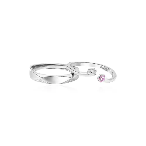Chongqing Gold Store S999 Fine Silver Rings Unisex