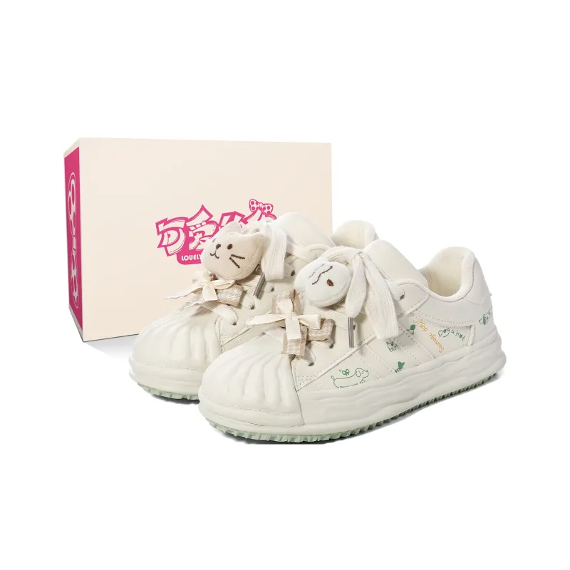 Lovely You Lightweight Wear Resistant And Slip Resistant Low Top Skateboard Shoes Women's-42