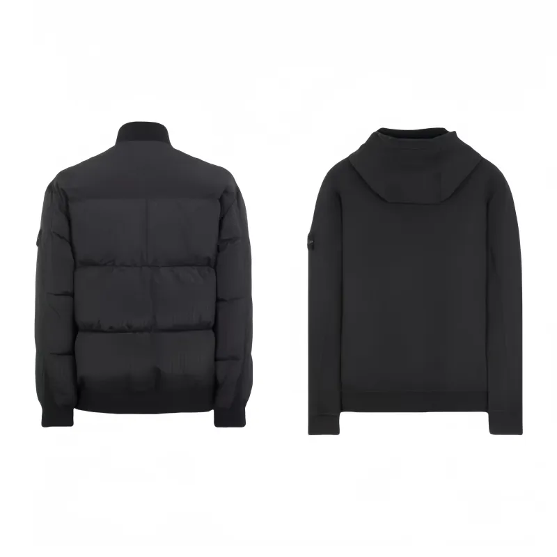 STONE ISLAND Metal Nylon Series Casual Sportswear Unisex Black-1