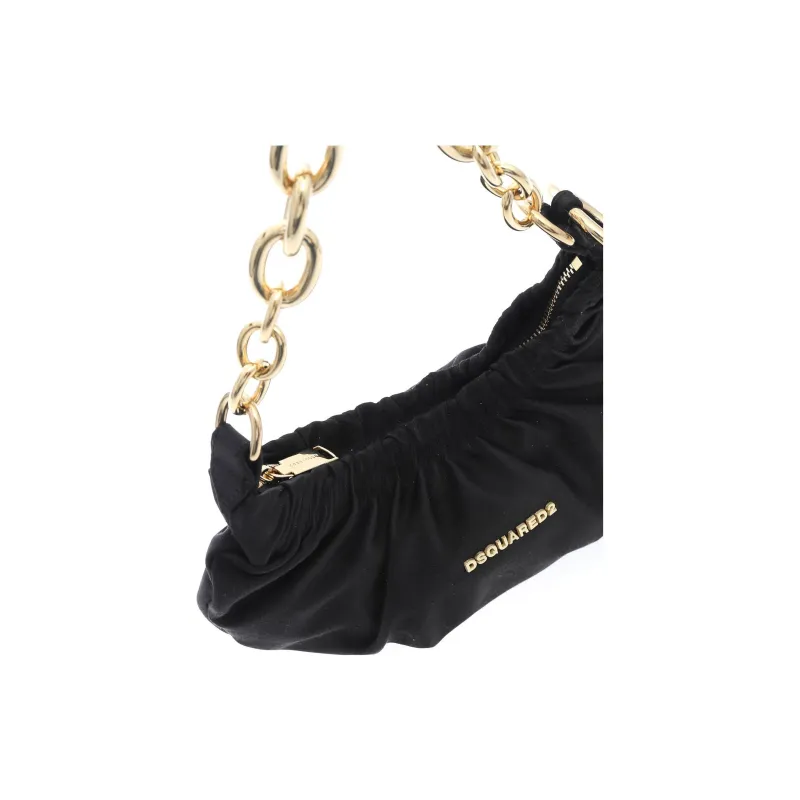 DSQUARED 2 Logo Plaque Chain Strap Shoulder Bah-2