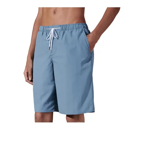 HERMES Casual Shorts Men's Light Gray Blue