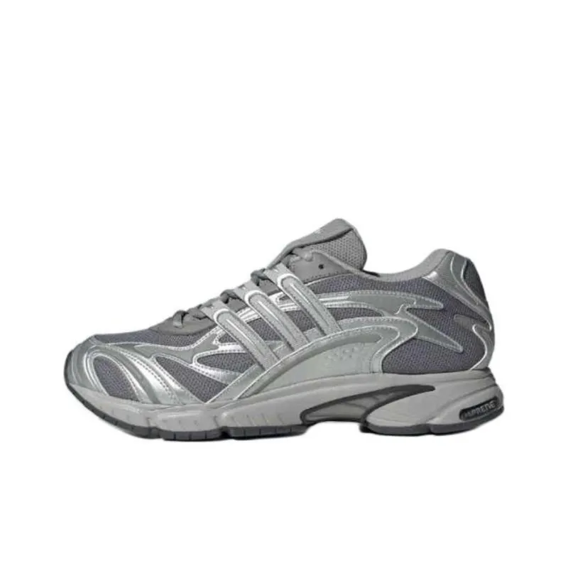 Adidas Originals Temper Run 2.0 Anti Slip Wear Resistant Low Top Chunky Sneakers Unisex Gray-0
