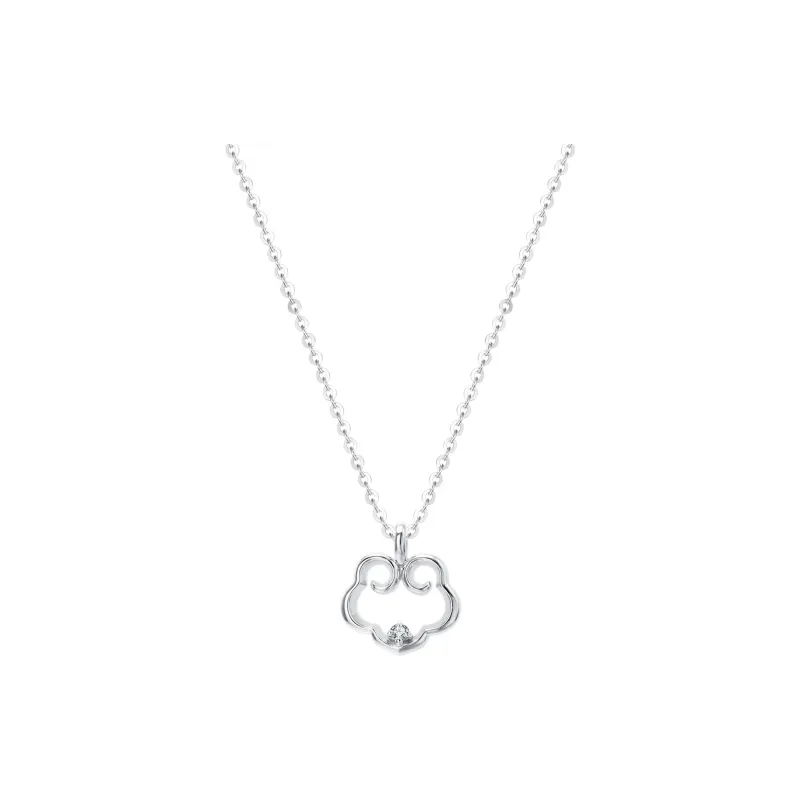 CHIEMOT S925 Silver Collarbone Chain Women's-0