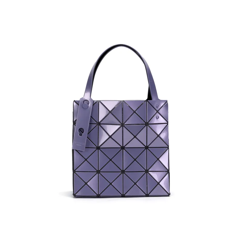ISSEY MIYAKE CARAT Polyvinyl Chloride Resin Handbag Women's Lavender-5