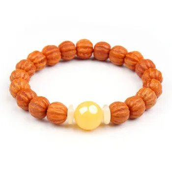 MY Monkey Head Walnut Bracelets Unisex
