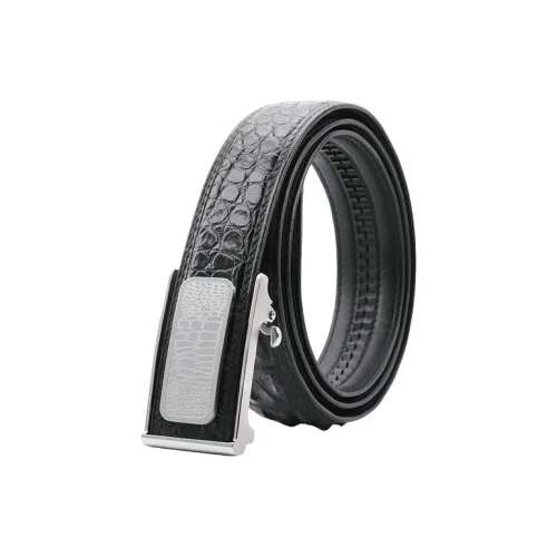 YUZHAOLIN Alloy Leather Belts Men's 3.8cm