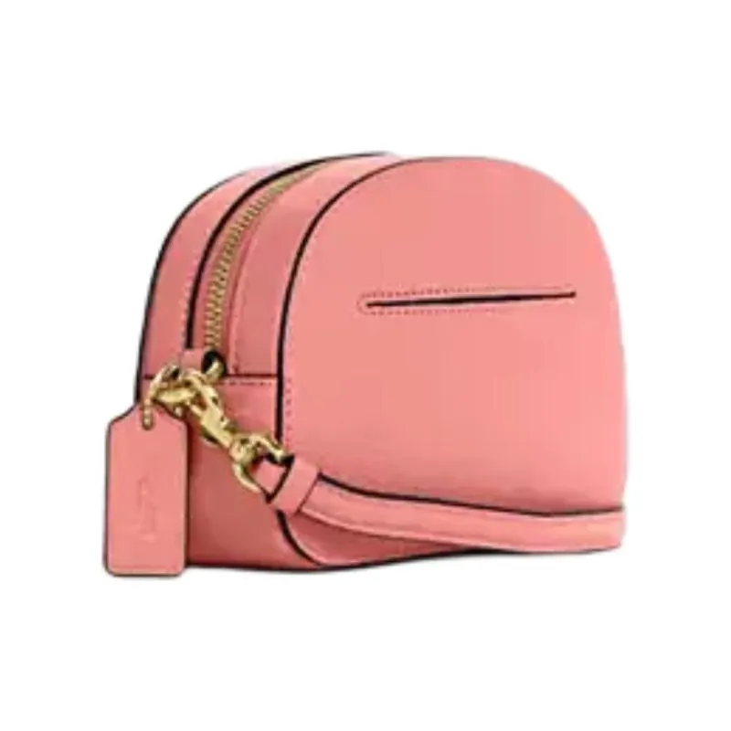 COACH Serena Pebbled Leather Shoulder Bag, Crossbody Bag Women's Candy Pink-2