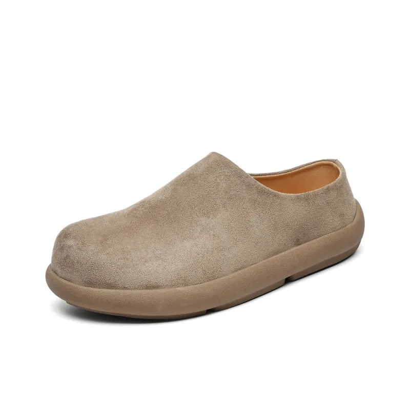 KUNGFUDEER Rubber Sole Abrasion Resistant Slip Resistant Wrap toe Slippers Unisex-6