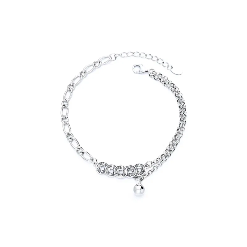 XIHUILIN 925 Sterling Silver Bracelets Unisex-0
