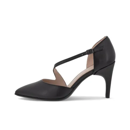 Ecco SHAPE STILETTO 75 Slim Heel High Heels 7.5cm Women's Black
