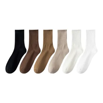 MIIOW Knee High Socks Men's 6 Pack