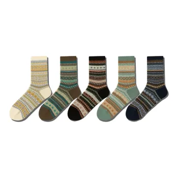 YOOKA Mid Calf Socks Unisex Combo Set
