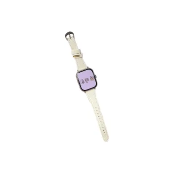 Fly Watch Band Red Beige Compatibility Suede Material