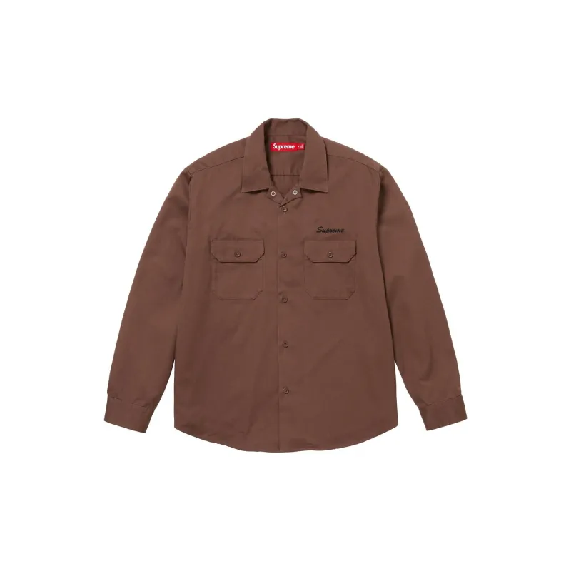 Supreme Snow White Work Shirt-3