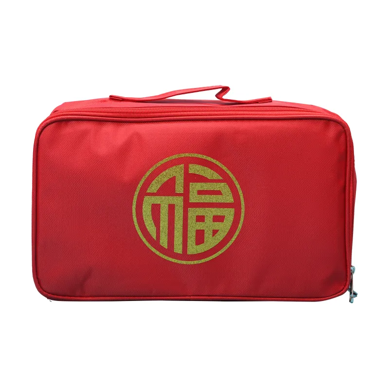SHANGKECHENGPIN 42mm Fulin Double Red & Large Size Mahjong Board Games-4