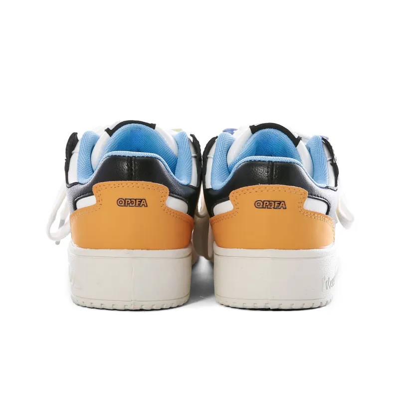 Lovely You Lightweight And Breathable Low Top Skateboard Shoes Women's Orange-10