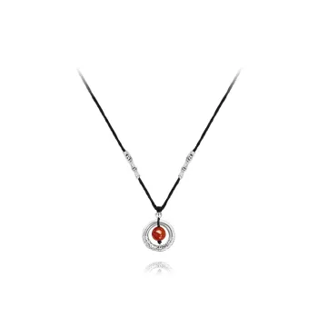 BLANK IN BLANK Sterling Silver Necklaces Women's Mom Bestie Birthday Couple Box