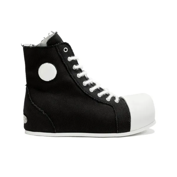 FVVO Anti-Slip And Wear-Resistant Lightweight Height Increasing High-Top Canvas Shoes Unisex-4