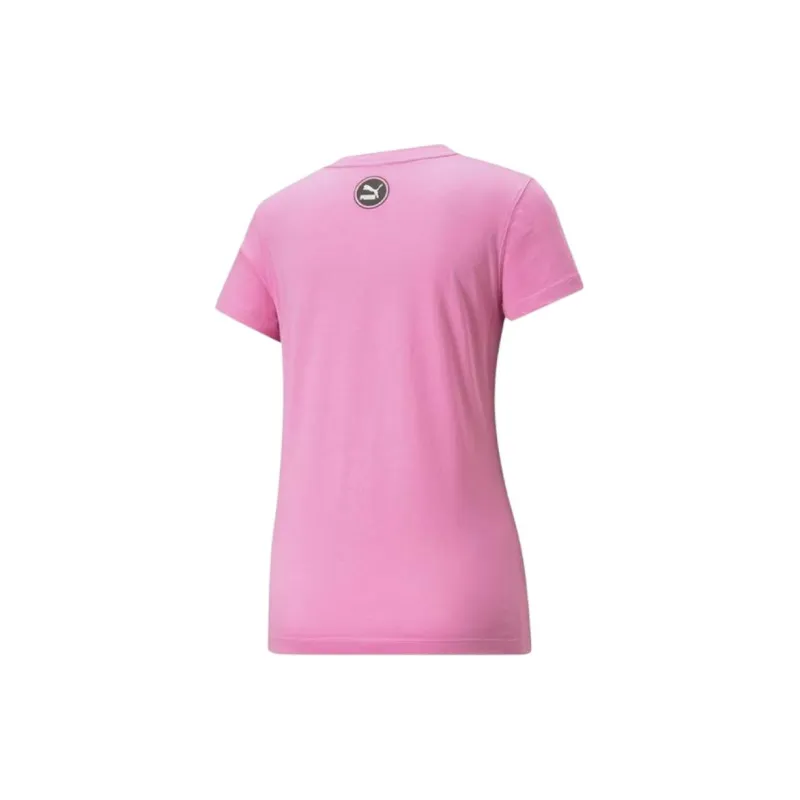 PUMA T Shirts Women's Fuchsia-1