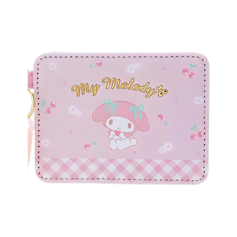 Sanrio PU Patch PVC Document Wallet Card Holders Regular Women's Light Pink-1