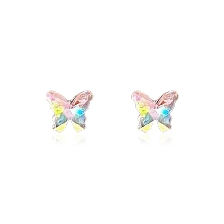 WANLIACC Alloy Stud Earrings Women's-5