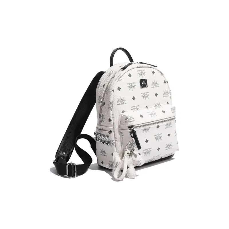 MISS GAIL Synthetic Leather Carry Backpack Tubas Women's Multicolor-22