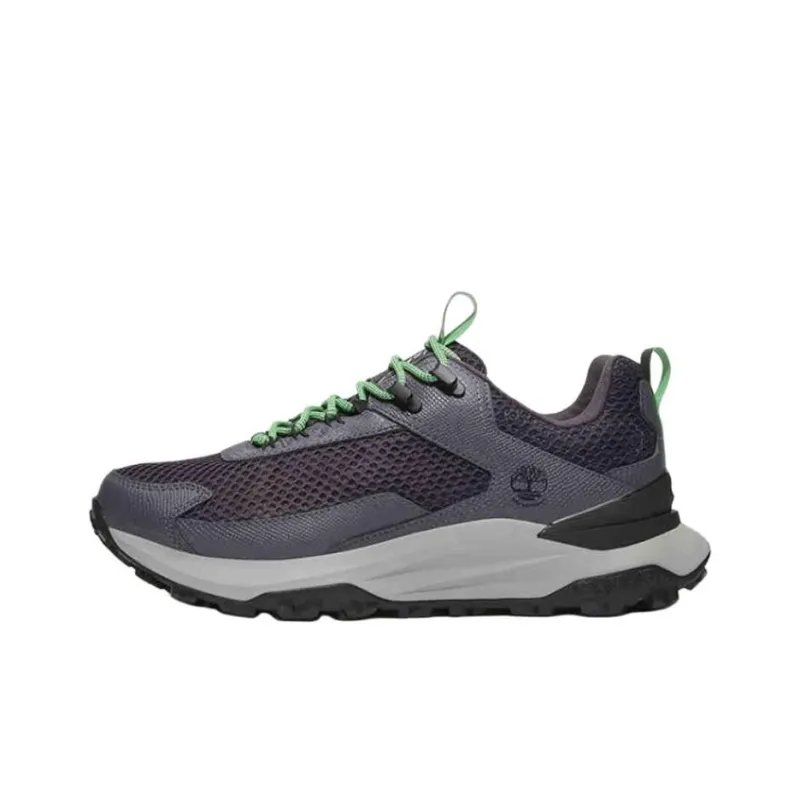 Timberland Motion Anti Slip And Wear Resistant Breathable Low Top Trekking Shoes Men's Dark Gray-0