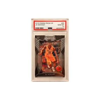 PANINI 2019 Panini Prizm Draft Picks Ja Morant Base Rising Stars RC Large Scale Selected PSA10 Graded Cards 1 Pc