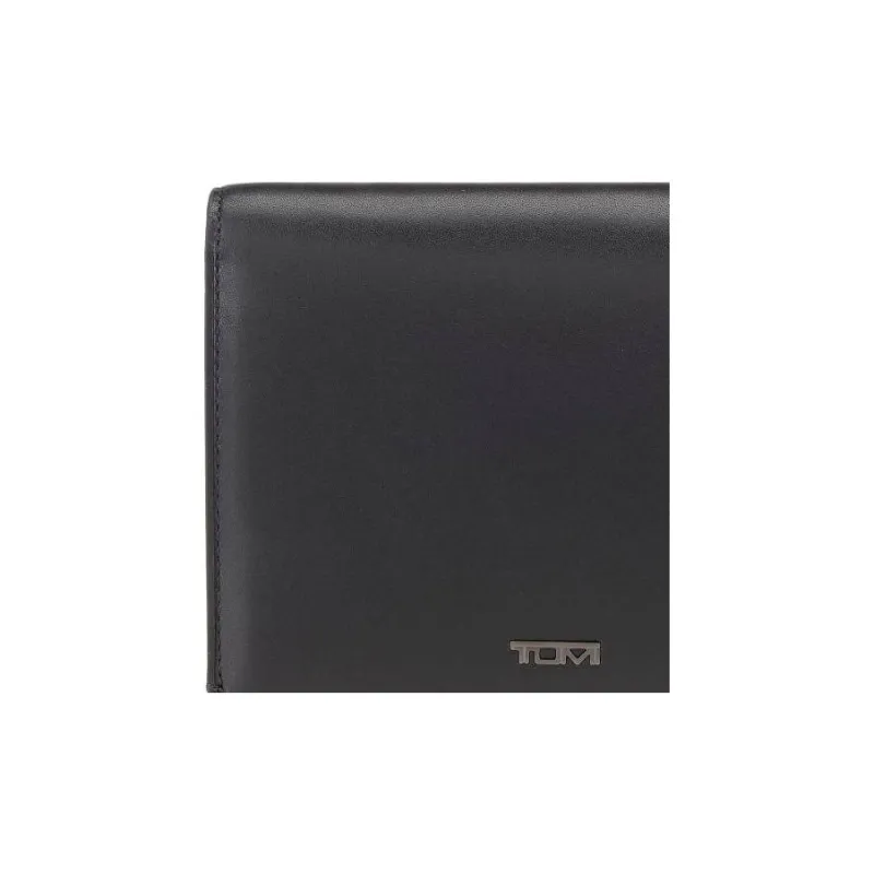 TUMI Calfskin Card Holders Passport Holders Men's Black-5