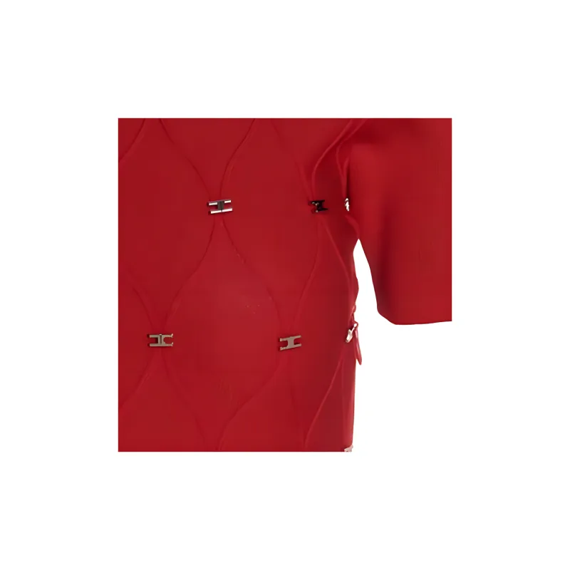 Elisabetta Franchi SS22 Dress Women's Red-4