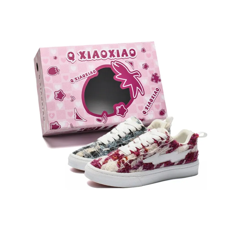 Circle Small Coverage Cushioning Wear-Resistant Lightweight Low-Top Skateboard Shoes Unisex Box Included-18