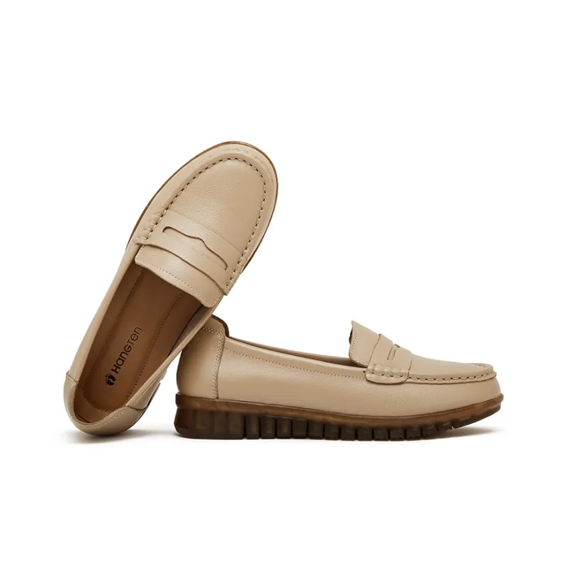 HANG TEN Loafers Women's Red Brown/Apricot/Black-9