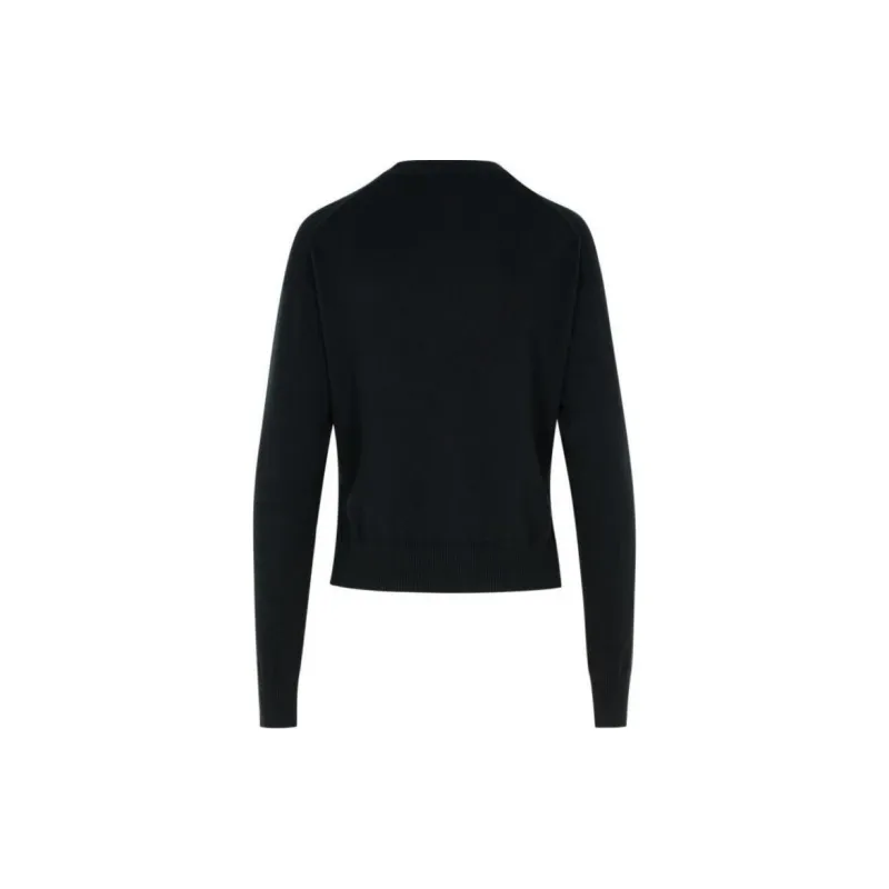 MOSCHINO Logo Intarsia Crewneck Jumper-1