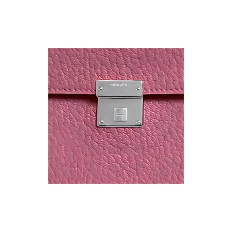 HERMES Clic Mysore Goat Skin Handheld Shoulder Bag Crossbody Bag Women's 1QRoseConfetti Rose Pink-1