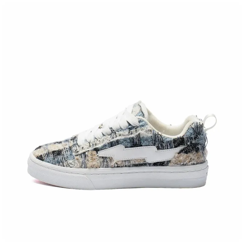 Circle Small Coverage Cushioning Wear-Resistant Lightweight Low-Top Skateboard Shoes Unisex Box Included-7