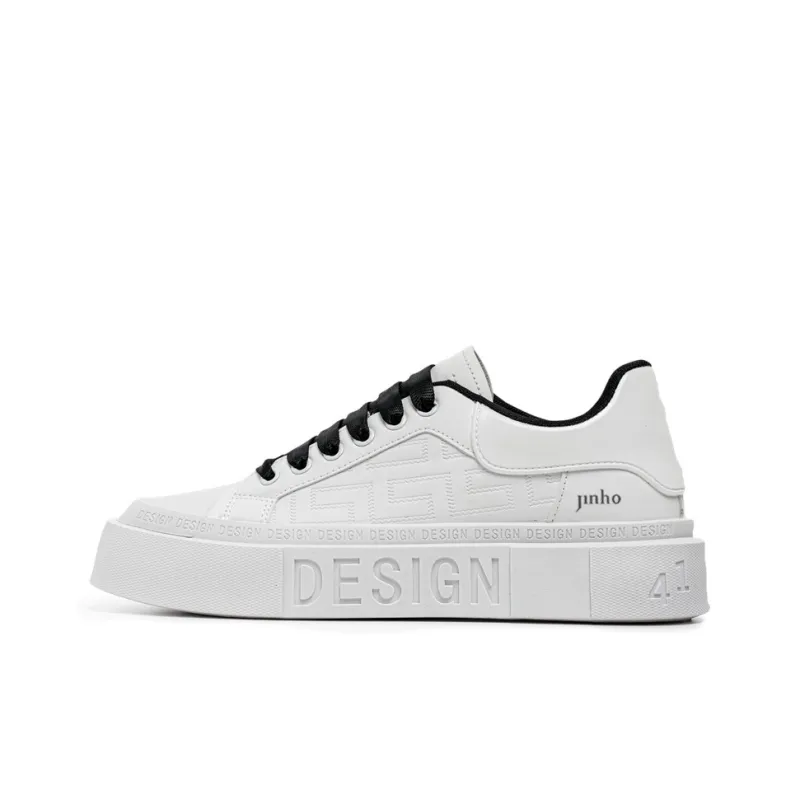 Jinho Abrasion Resistant Height Increasing Low Top Skateboard Shoes Men's-3