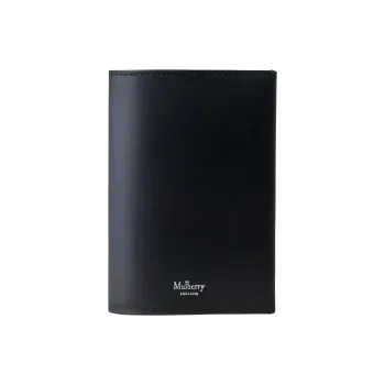 Mulberry Classic Calfskin Passport Clip Women's Black