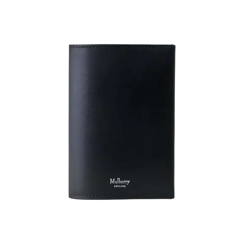 Mulberry Classic Calfskin Passport Clip Women's Black-0