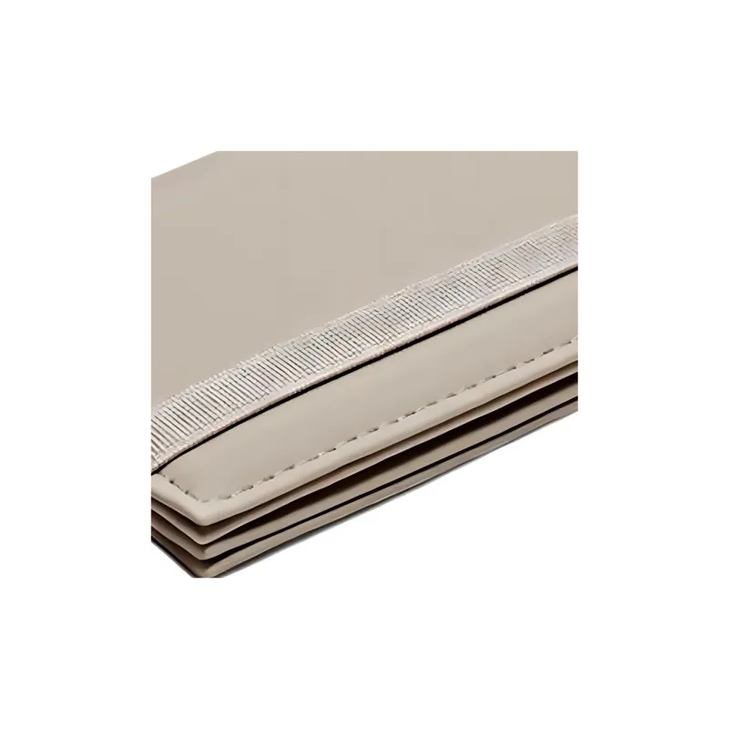 ZARA PU Polyurethane Wallets Card Holders Regular Men's Pearl Gray-2