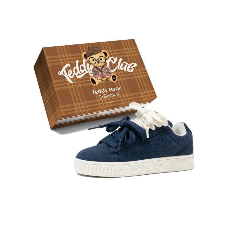 Teddy Bear Collection Coverage Slip Resistant, Abrasion Resistant, And Balanced Low Top Skateboard Shoes Unisex-0