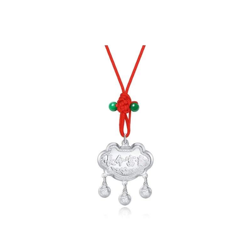 MIAOYINGE 999 Fine Silver Necklaces Kids'-0