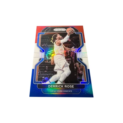 PANINI New York Knicks, Derrick Rose, Tricolor Holographic Card, High End, Player Card, Rare Card Sports Cards 1 Pc