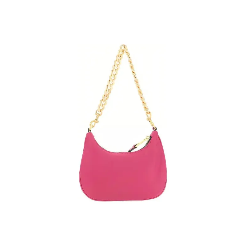 MOSCHINO PU Shoulder Bag Women's Fuchsia-2