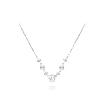 BLANK IN BLANK Zircon Necklaces Women's Couple Bestie Girlfriend Birthday Anniversary Box