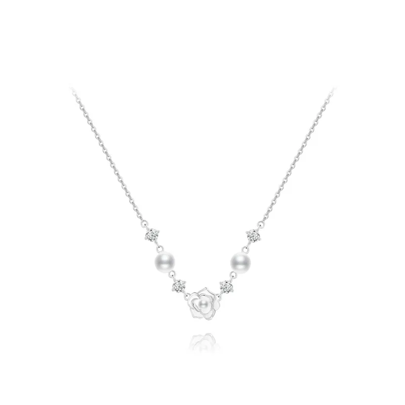 BLANK IN BLANK Zircon Necklaces Women's Couple Bestie Girlfriend Birthday Anniversary Box-0